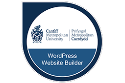 WordPress Website Builder digital badge